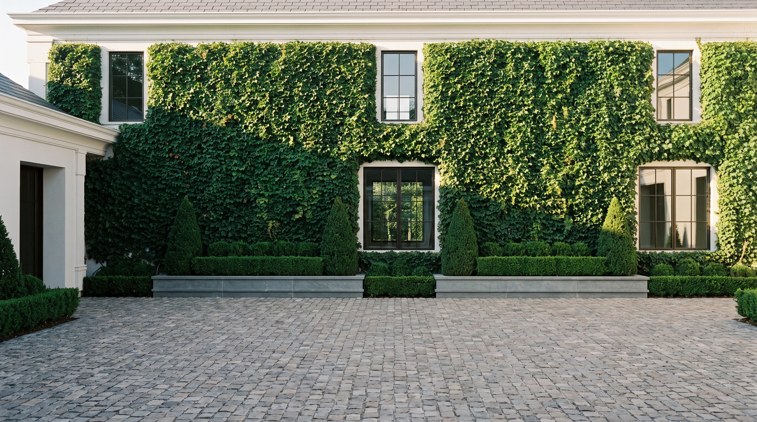 A further courtyard design view at the Las Vegas Estate residence.